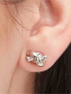 kate spade Silver Knot Stud Earrings